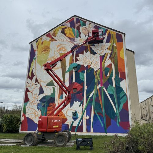 IDF Habitat / Fresque Résidence Meilliers / Artiste Ratur